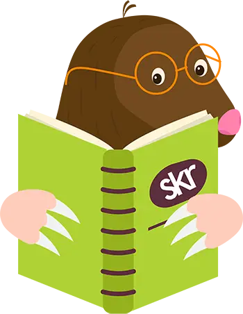 Isologo de Topotest, la plataforma de tests de la academia de oposiciones SKR.