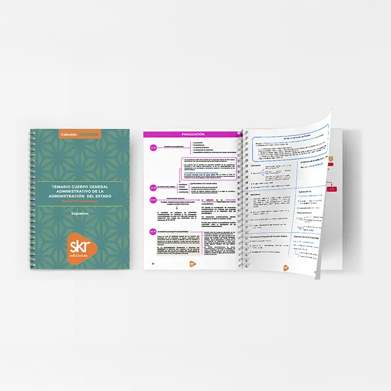 Esquemas Administrativos del Estado promoción interna de Academia de oposiciones SKR - material editorial para el máster, diplomados y las oposiciones.